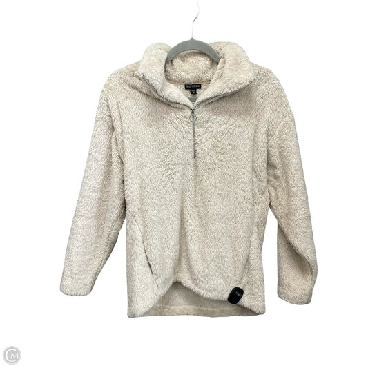 Jacket Fleece By Express In Beige, Size: Xs