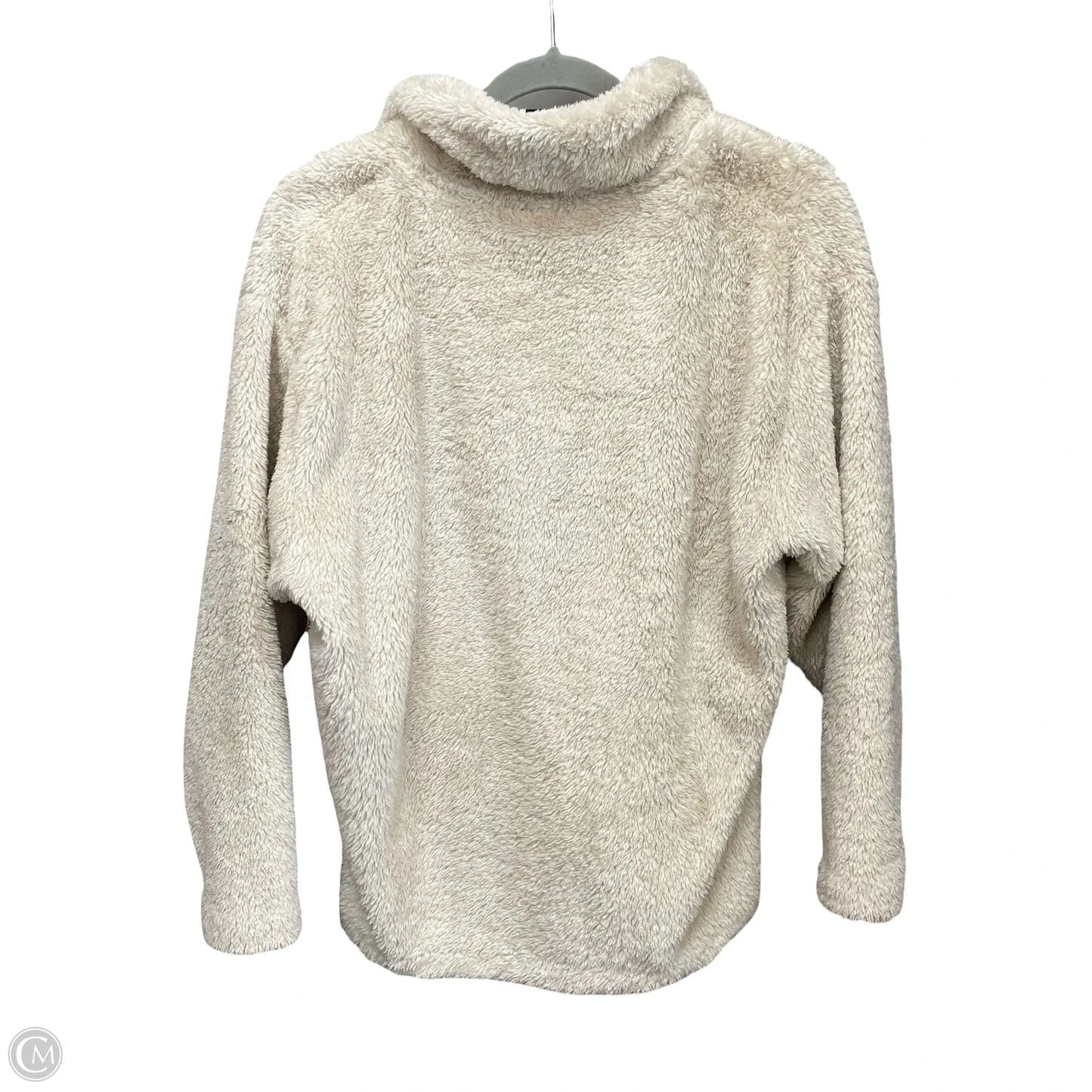 Jacket Fleece By Express In Beige, Size: Xs