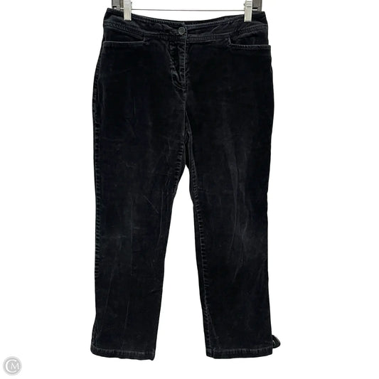 Pants Corduroy By Eileen Fisher In Black, Size: Sp
