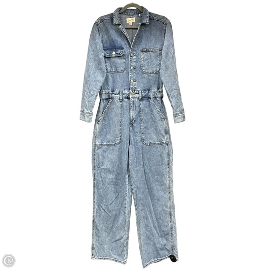 Jumpsuit By Universal Thread In Blue Denim, Size: 8