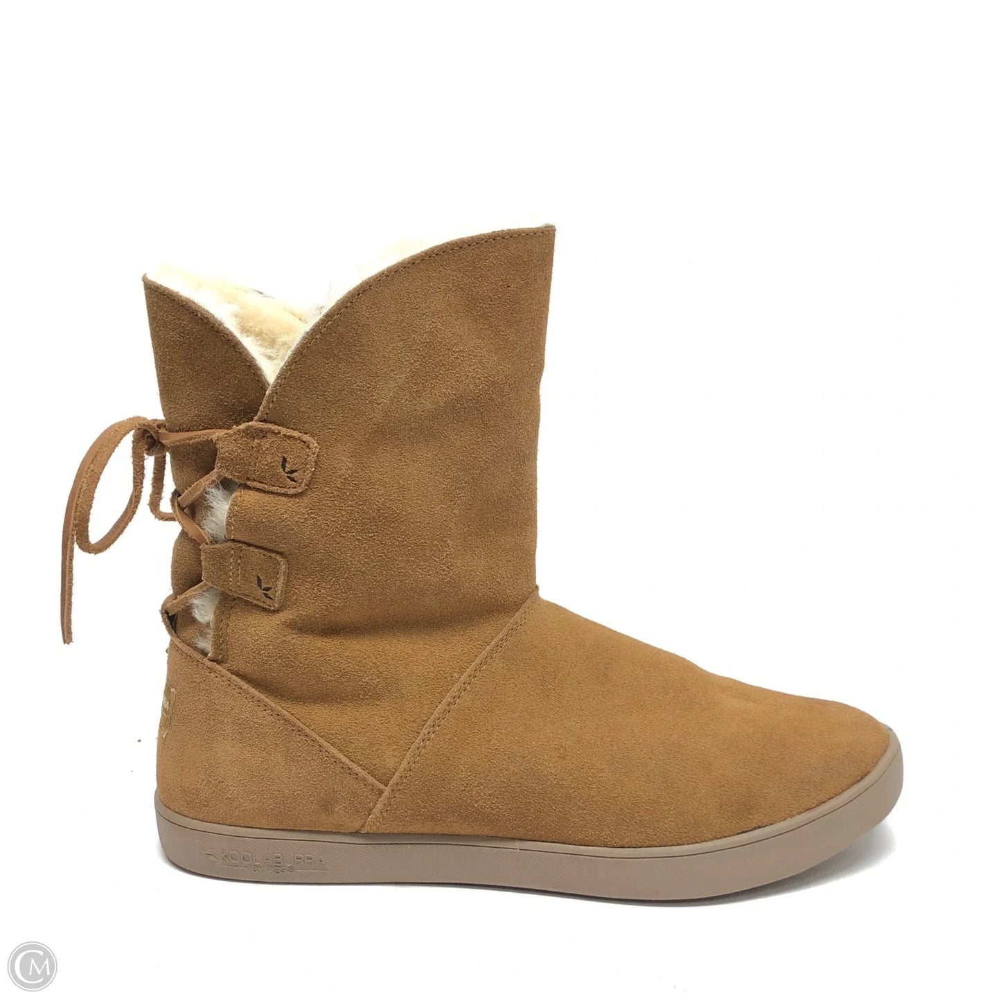 Boots Mid-calf Flats By Koolaburra By Ugg In Brown, Size: 9