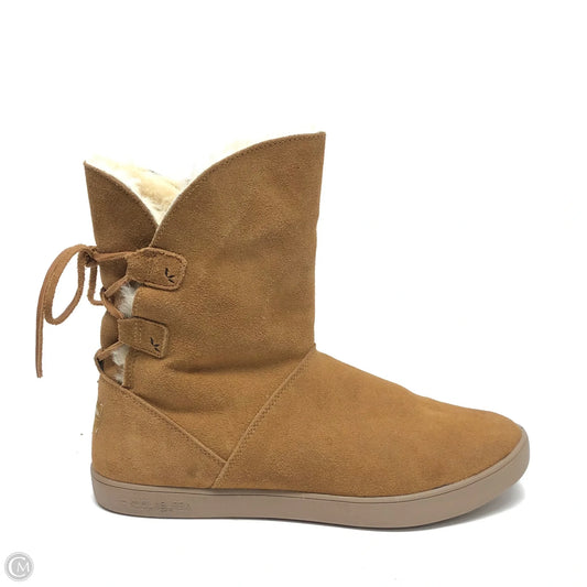 Boots Mid-calf Flats By Koolaburra By Ugg In Brown, Size: 9