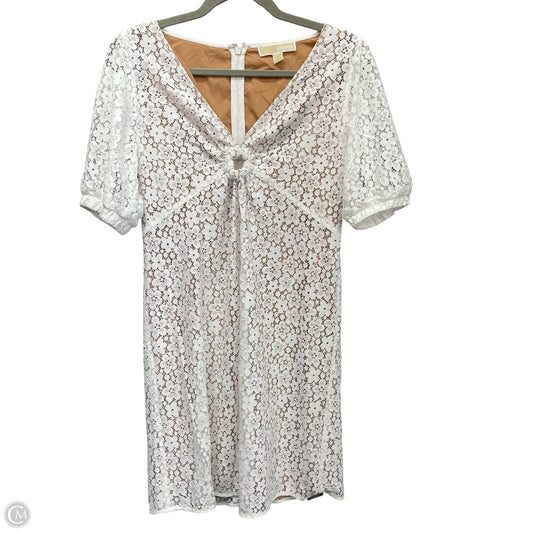 Dress Casual Short By Michael By Michael Kors In Tan & White, Size: 6