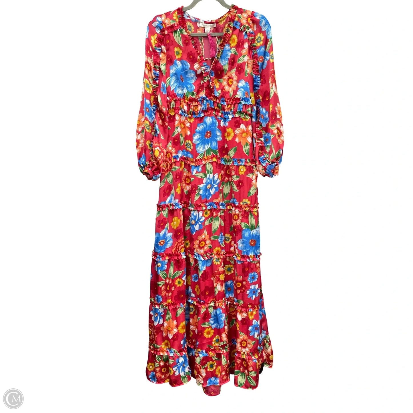 Dress Casual Maxi By Chelsea And Violet In Floral Print, Size: Xs