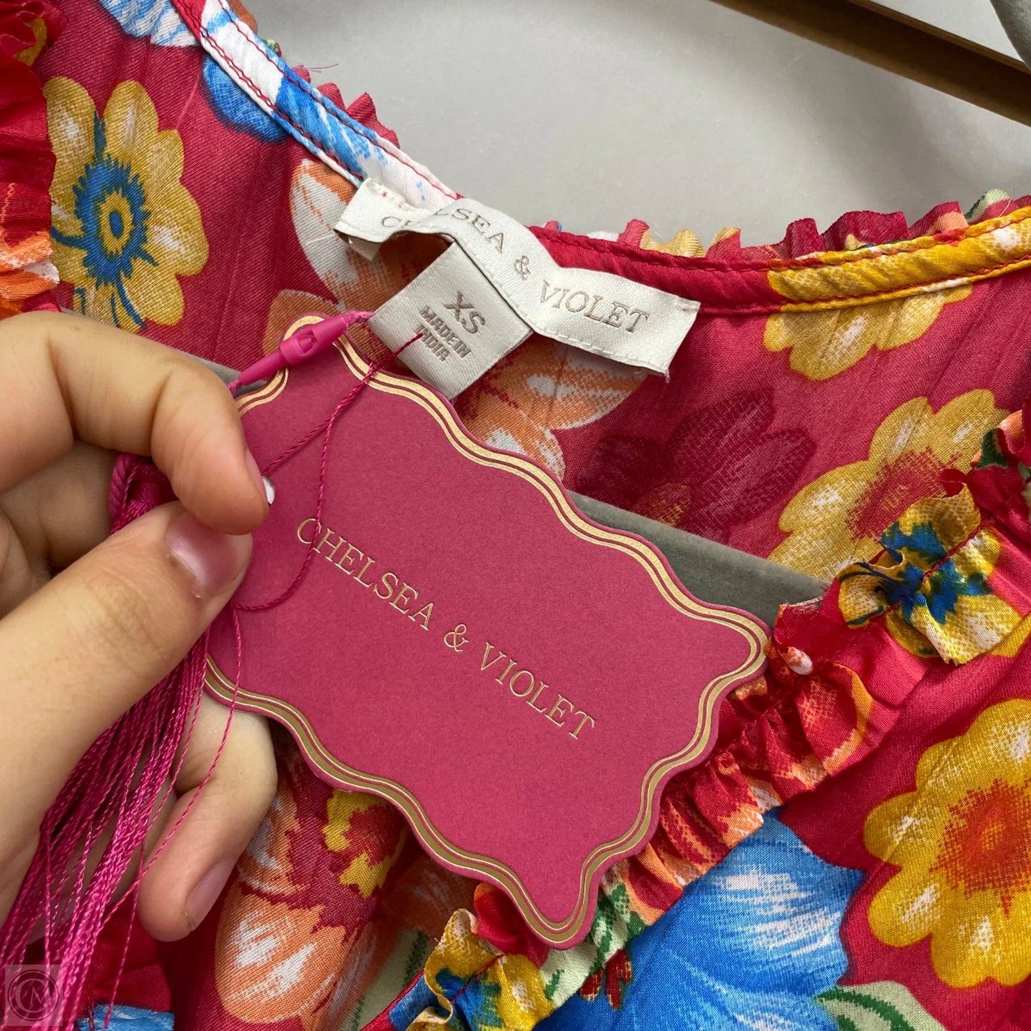 Dress Casual Maxi By Chelsea And Violet In Floral Print, Size: Xs