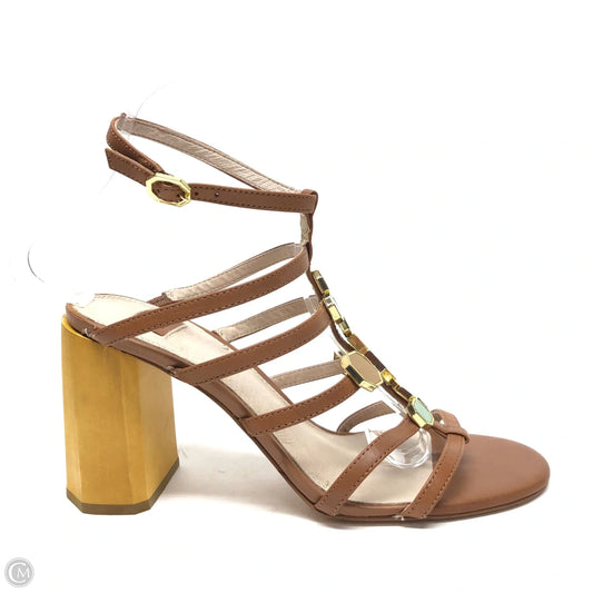 Sandals Heels Block By Louise Et Cie In Multi-colored, Size: 7.5
