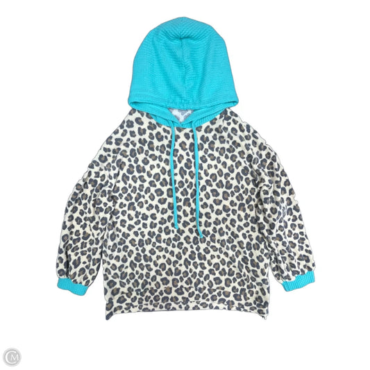 Sweater By White Birch In Leopard Print, Size: 1x