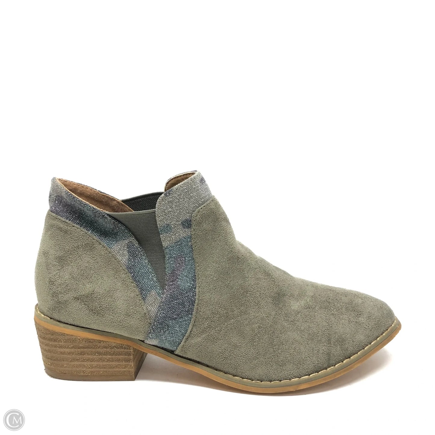 Boots Ankle Heels By Corkys In Taupe, Size: 9