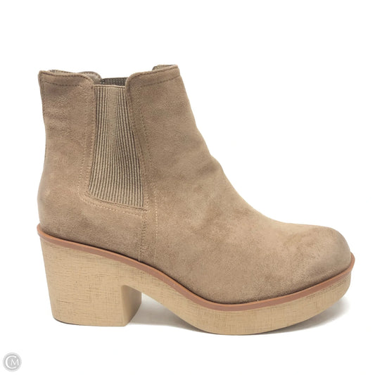 Boots Ankle Heels By Pierre Dumas In Tan, Size: 11