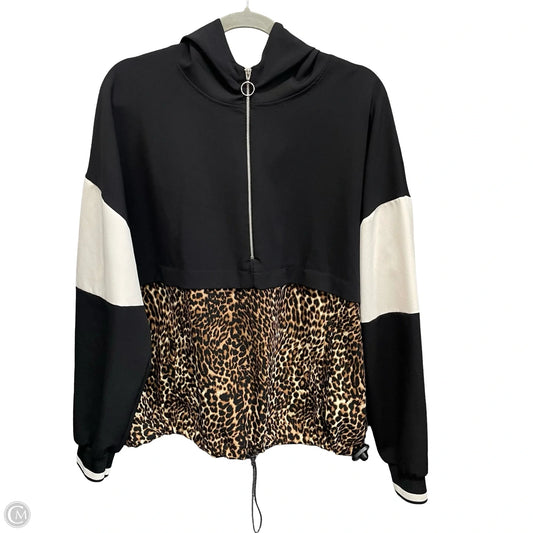 Top Long Sleeve By Zara In Leopard Print, Size: Xl