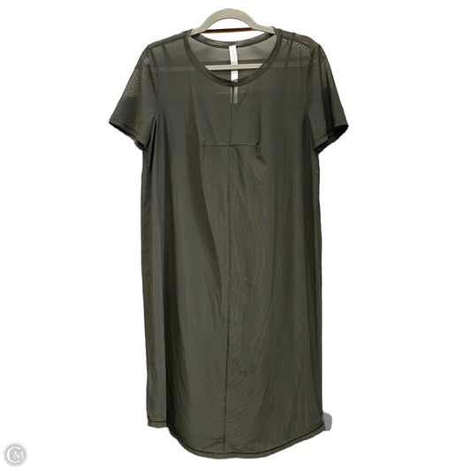 Athletic Dress By Lululemon In Green, Size: 10