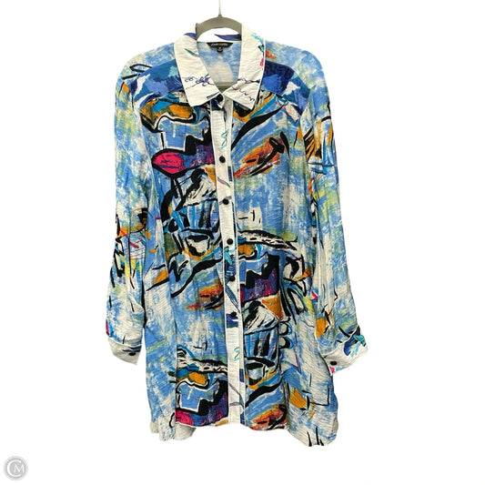 Tunic Long Sleeve By John Mark In Multi-colored, Size: 1x