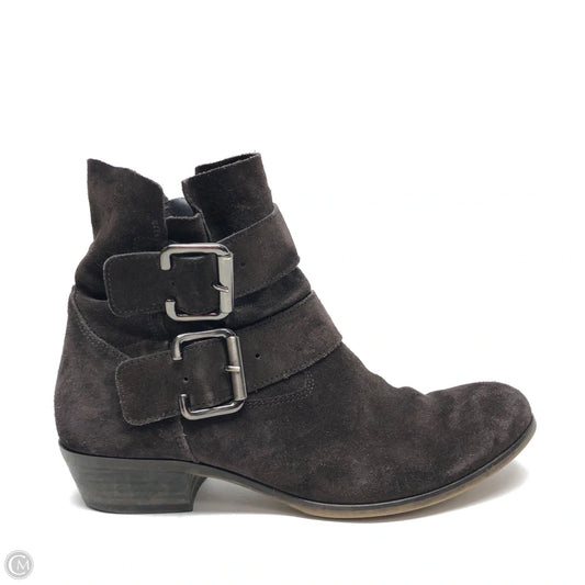 Boots Ankle Heels By Paul Green In Brown, Size: 6