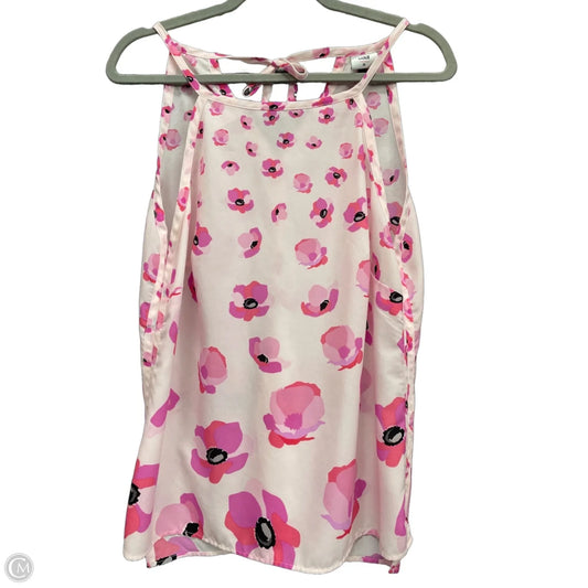 Blouse Sleeveless By Cabi In Pink, Size: M