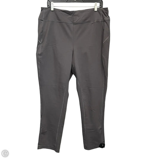 Athletic Pants By Duluth Trading In Grey, Size: Large