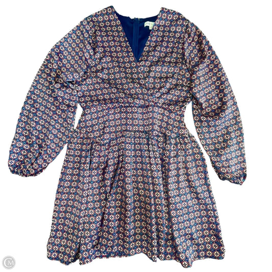 Dress Casual Short By She + Sky In Blue, Size: L