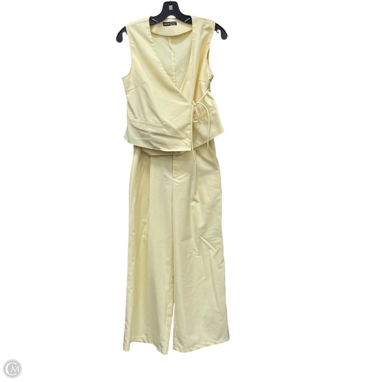 Pants Set 2pc By Shein In Yellow, Size: 4