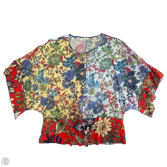 Tunic Short Sleeve By John Mark In Multi-colored, Size: L