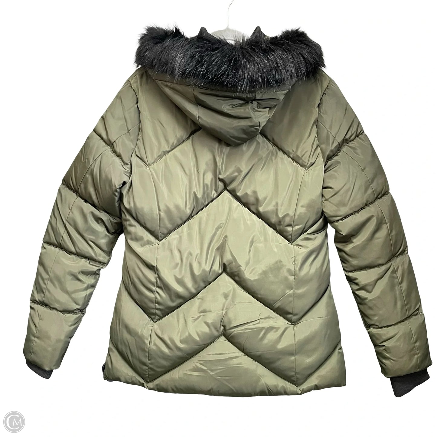Coat Puffer & Quilted By Clothes Mentor In Green, Size: S