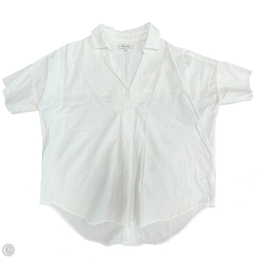 Top Short Sleeve By Madewell In White, Size: Xs