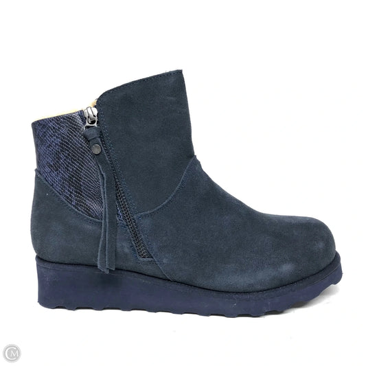 Boots Ankle Flats By Bearpaw In Navy, Size: 8