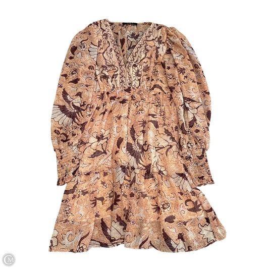 Dress Casual Short By Cmc In Pink & Purple, Size: M