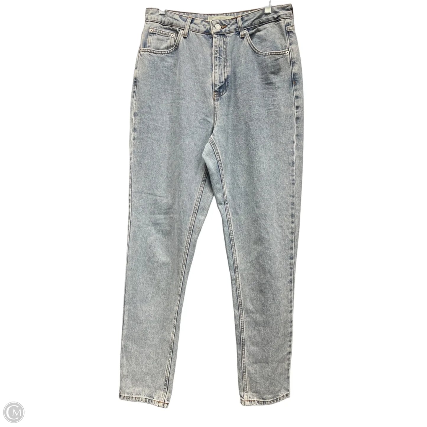 Jeans Boyfriend By Top Moda In Blue Denim, Size: 14