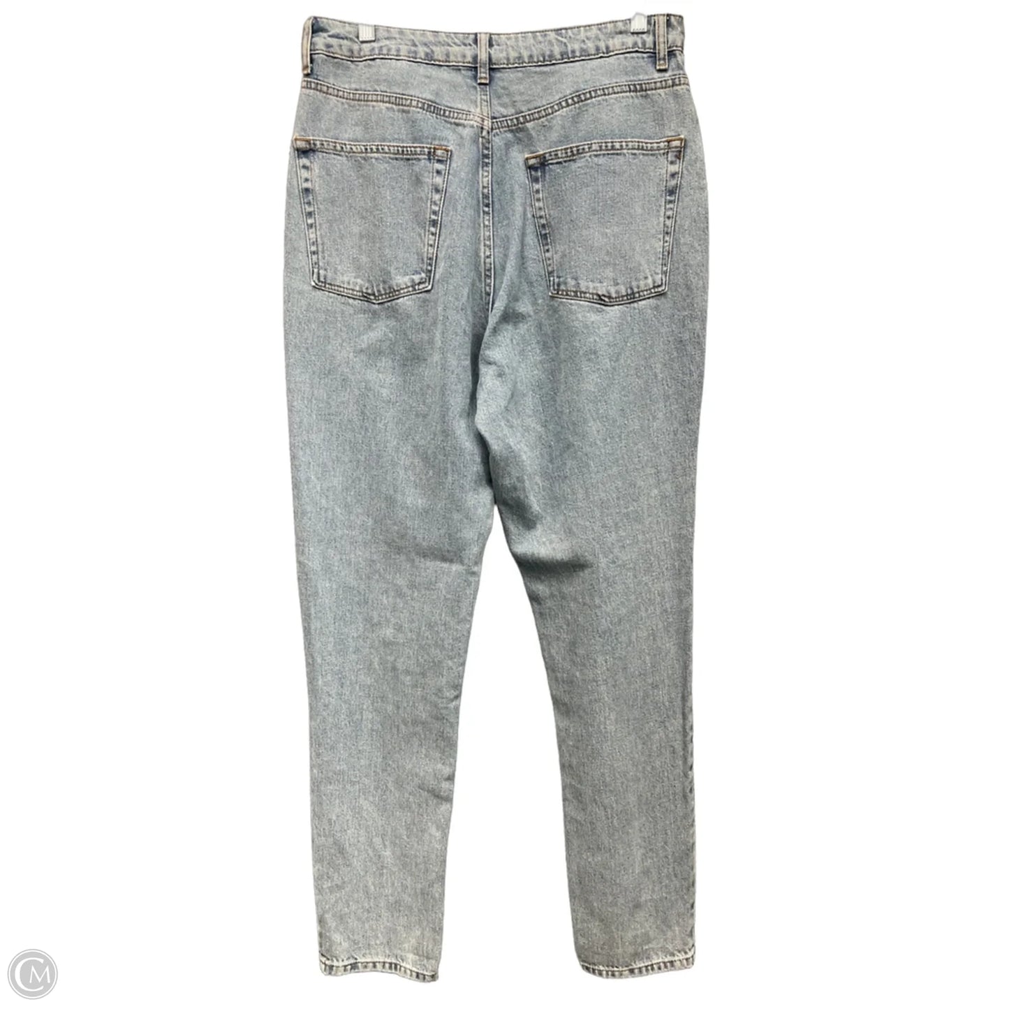 Jeans Boyfriend By Top Moda In Blue Denim, Size: 14
