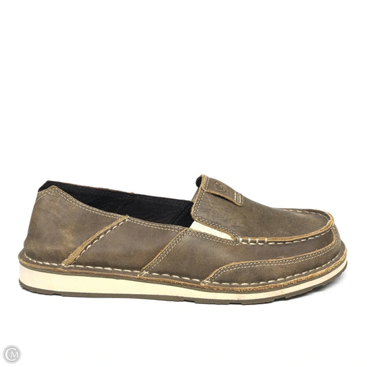 Shoes Flats By Ariat In Brown, Size: 10