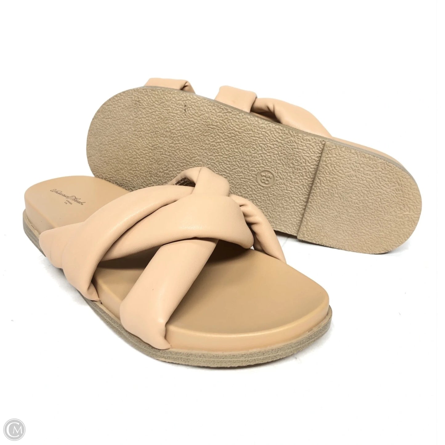 Sandals Flats By Universal Thread In Tan, Size: 8.5