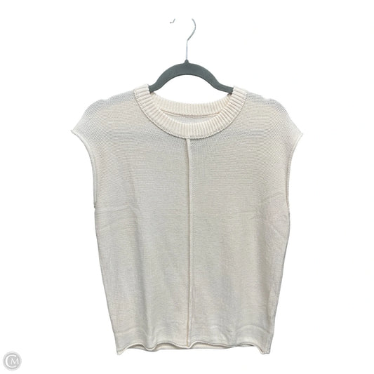 Top Sleeveless By Clothes Mentor In Beige, Size: S