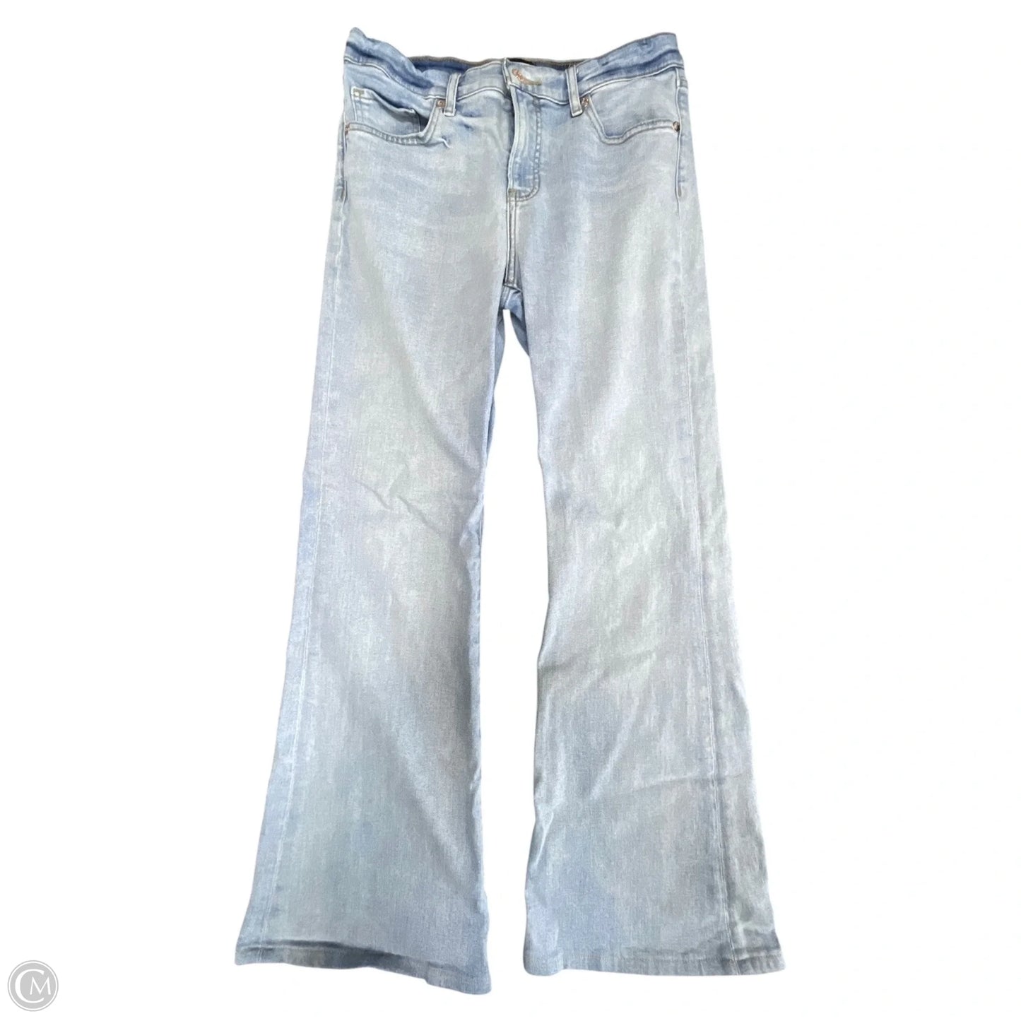 Jeans Flared By Express In Blue Denim, Size: 8