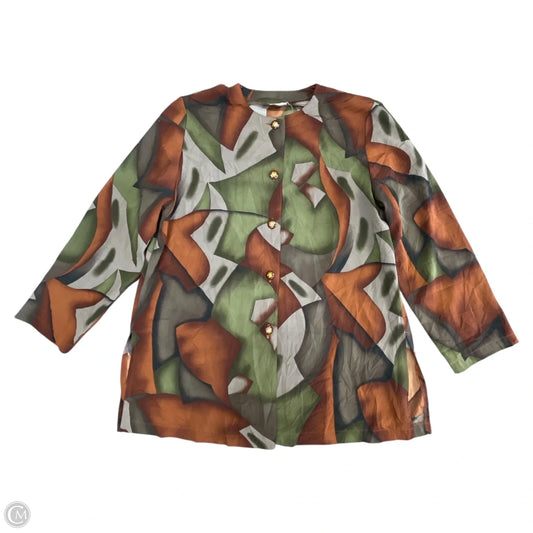 Top Long Sleeve By Clothes Mentor In Multi-colored, Size: M