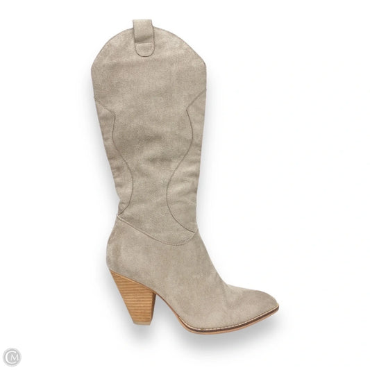 Boots Western By Clothes Mentor In Taupe, Size: 7.5