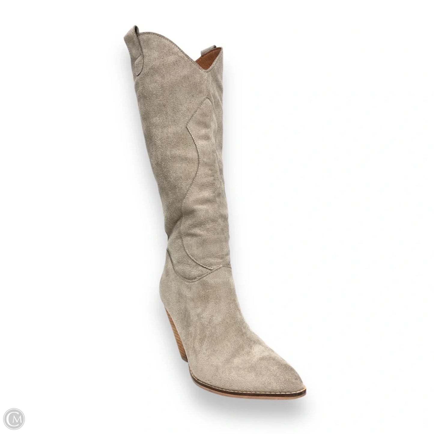 Boots Western By Clothes Mentor In Taupe, Size: 7.5