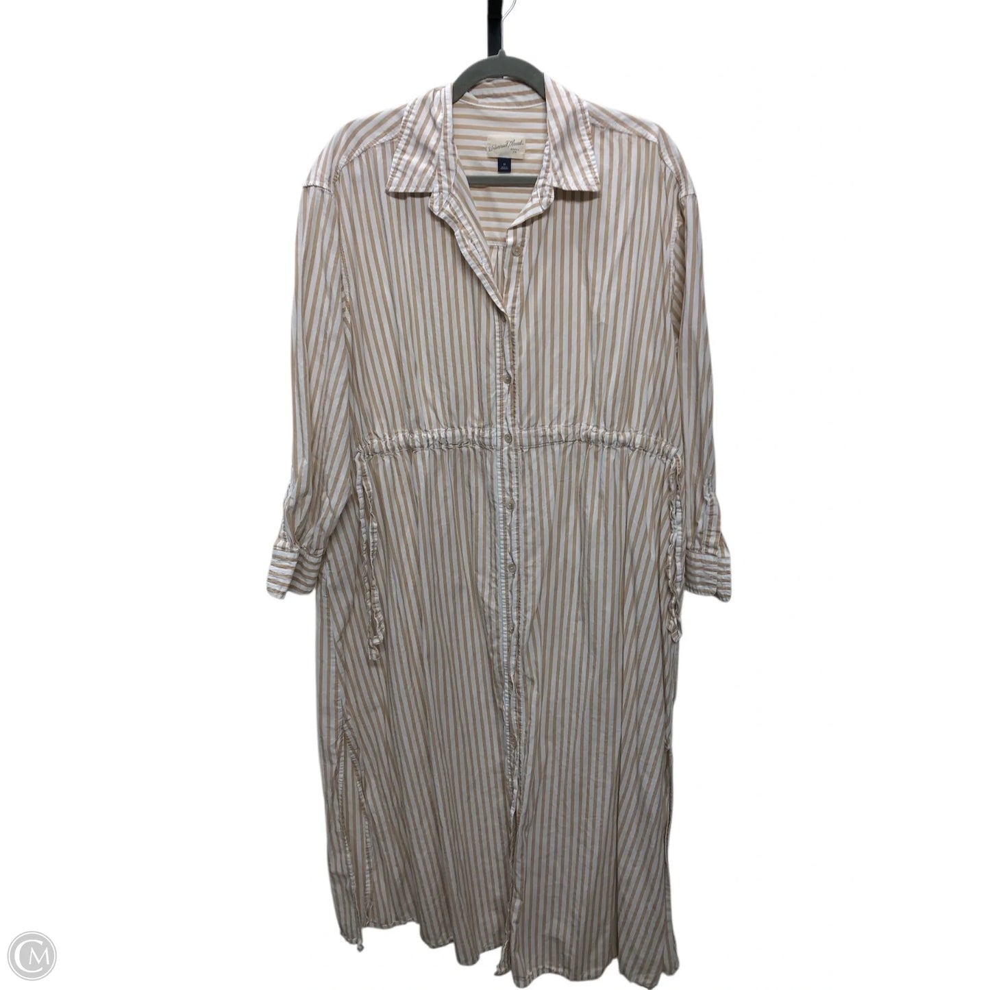 Dress Casual Midi By Universal Thread In Striped Pattern, Size: M