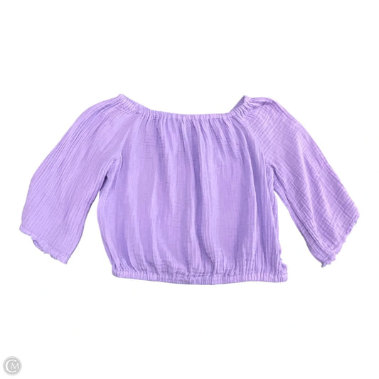 Top Short Sleeve By Michael Stars In Paisley Print, Size: Xl