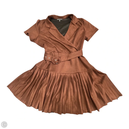 Dress Casual Short By Clothes Mentor In Brown, Size: Xl