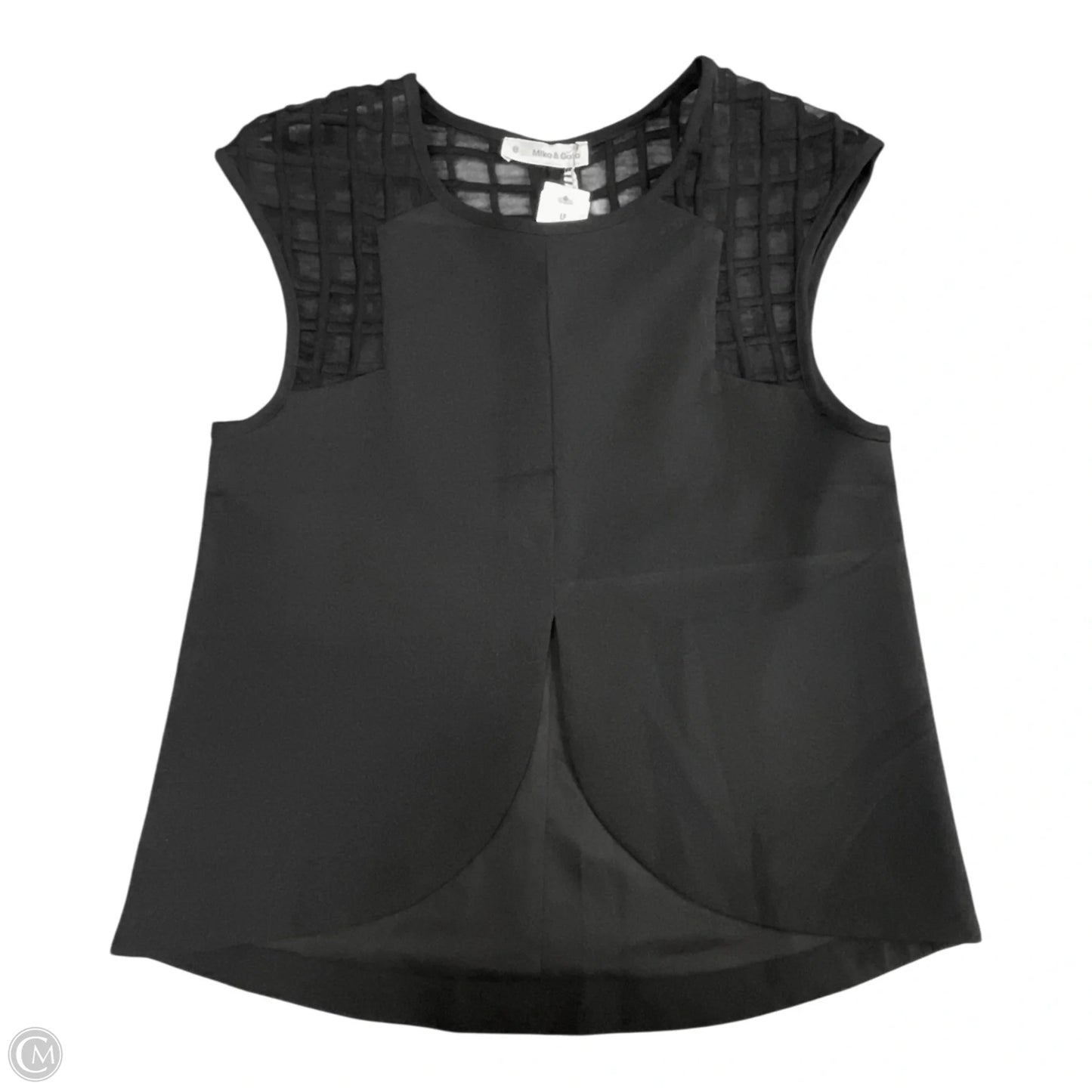 Top Sleeveless By Cmb In Black, Size: 8