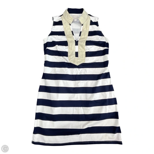 Dress Casual Short By Sail To Sable In Blue & White, Size: M