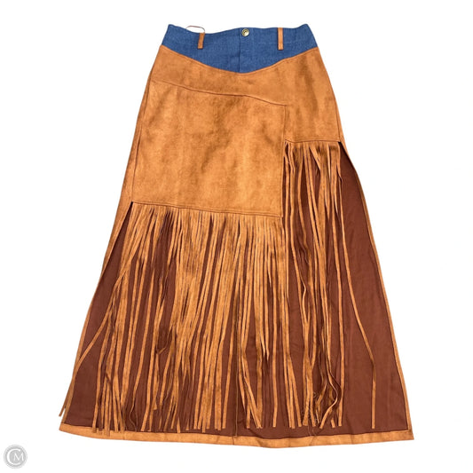 Skirt Midi By Cmc In Brown, Size: S