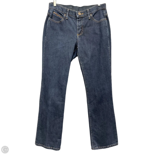 Jeans Boot Cut By Wrangler In Blue Denim, Size: 10