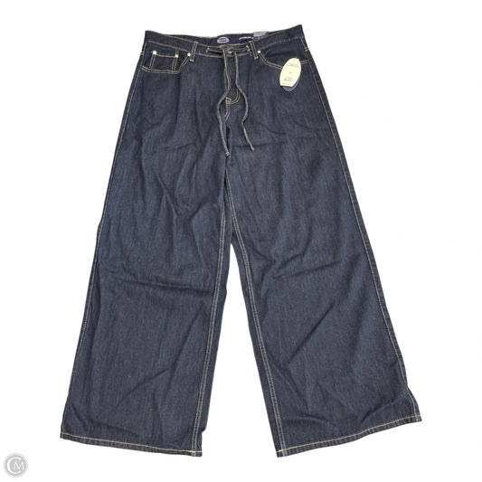 Jeans Wide Leg By Scoop In Blue Denim, Size: 10