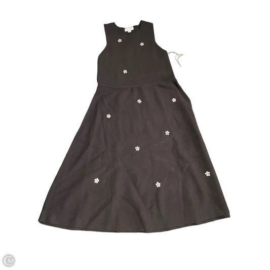 Dress Casual Midi By Free Assembly In Black, Size: M