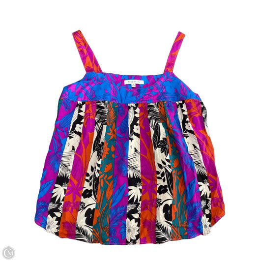 Top Sleeveless By Rose And Olive In Floral Print, Size: M