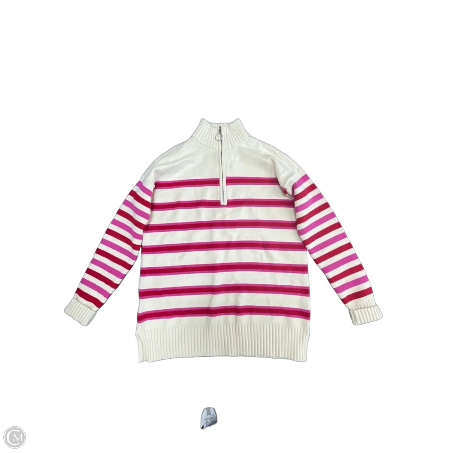 Sweater By Loft In Striped Pattern, Size: Xs