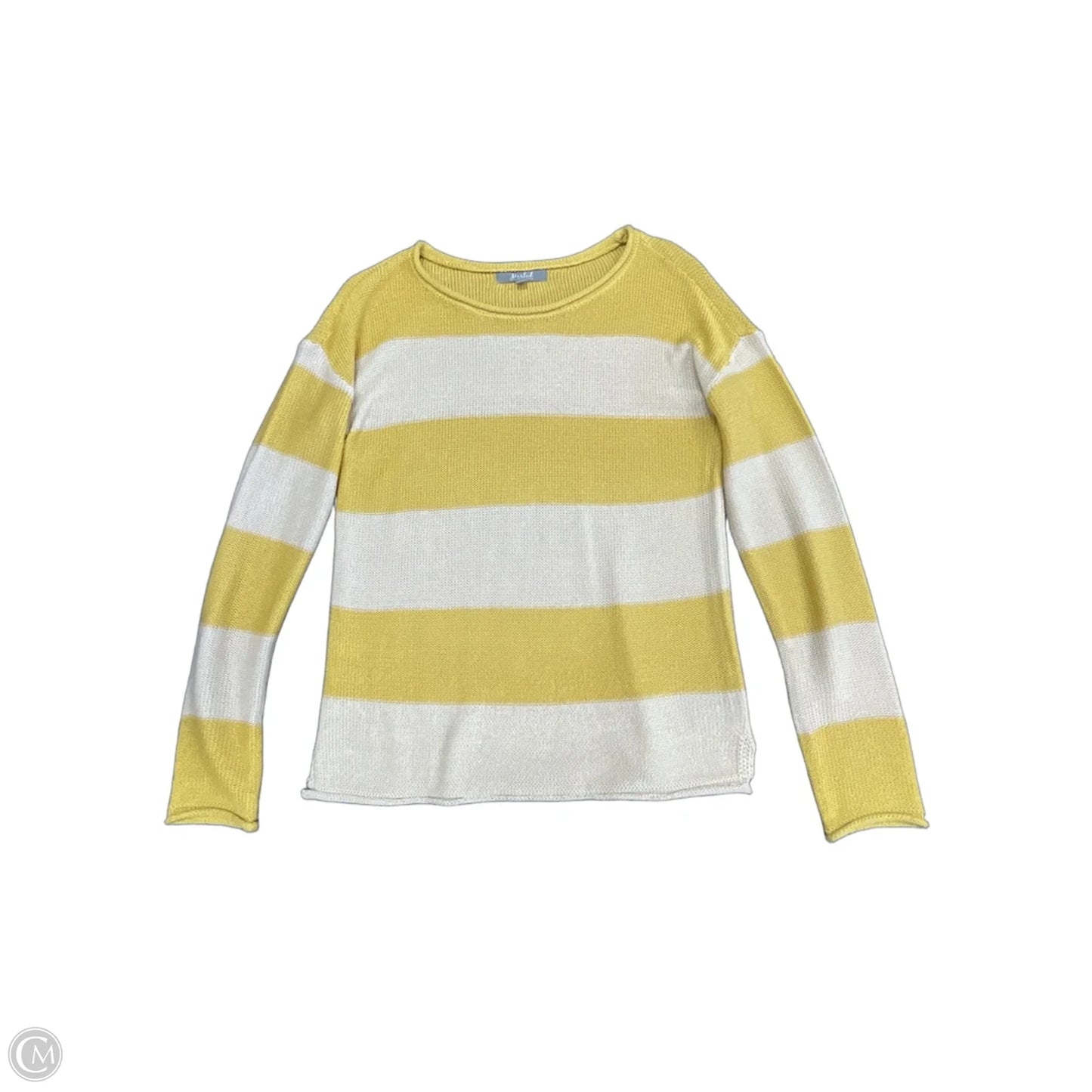 Sweater By Marled In Cream & Yellow, Size: S