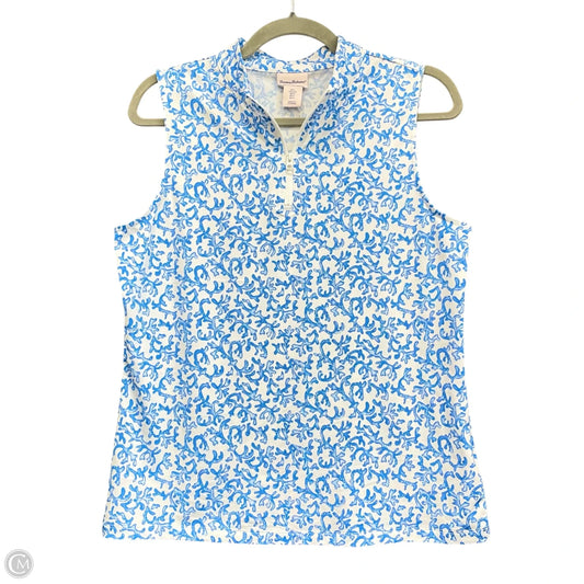 Athletic Tank Top By Tommy Bahama In Blue & White, Size: L