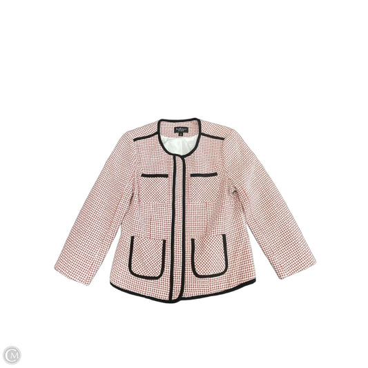 Blazer By Clothes Mentor In Black & Pink, Size: S