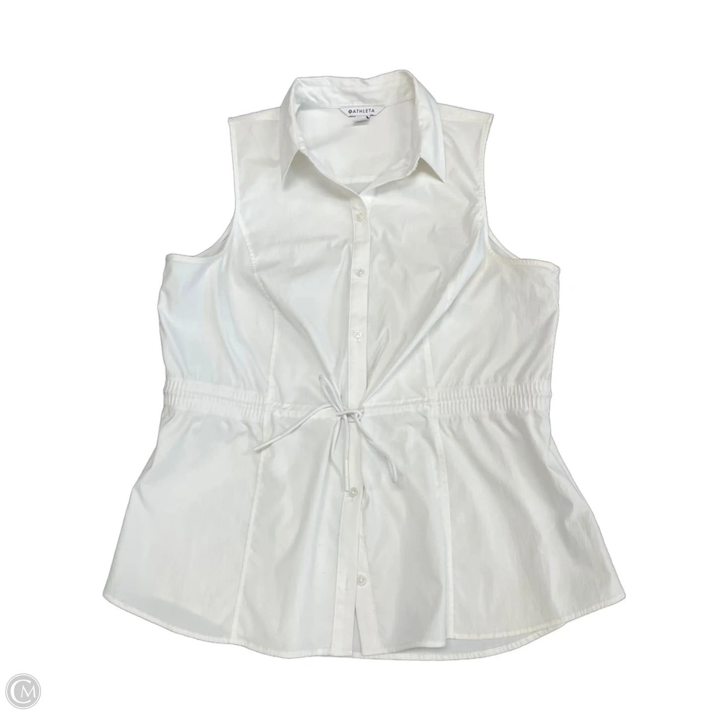 Athletic Top Short Sleeve By Athletica In White, Size: Xl
